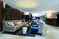 Modern luxury hotel lobby